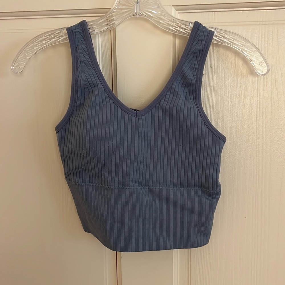 M/L Blue Padded Top